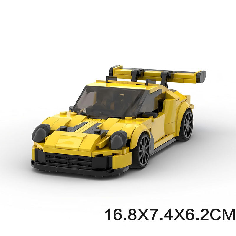 "911 GT3 RS" Track Master - Siri Perlumbaan Kuning V6 Boxer Tinggi-Downforce oleh MOC Works Studio