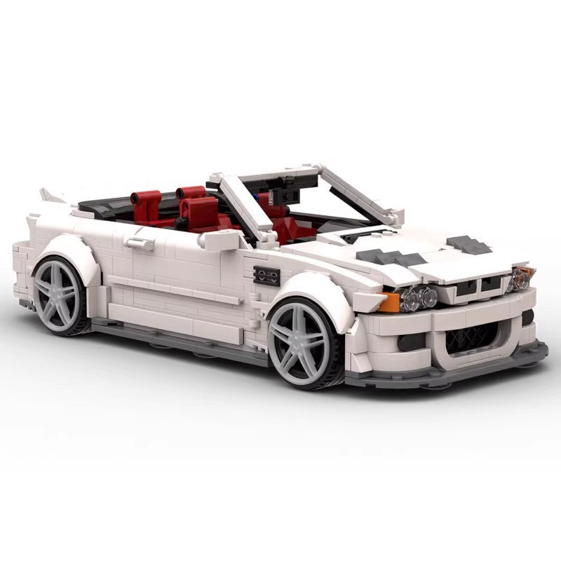 The "M3 E46" Alpine White Convertible - Straight-Six Open-Top Performance Series by MOC Works Studio
