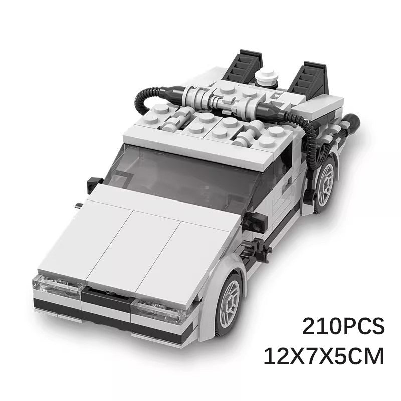 The "Outatime" Time Machine - 88MPH Flux Capacitor Retro-Future Series by MOC Works Studio
