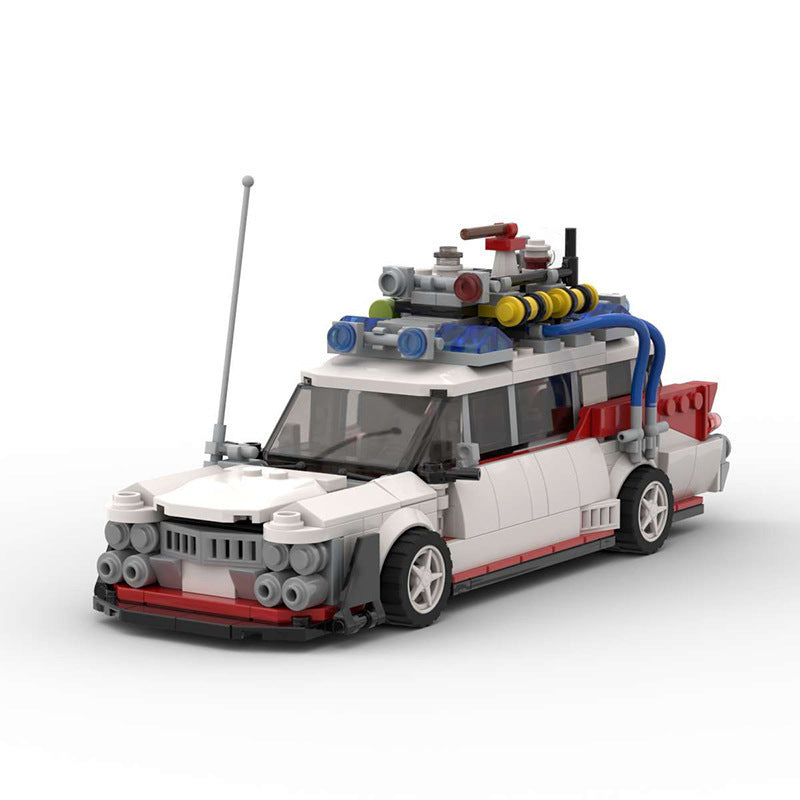 Pemburu Hantu "Ecto-1" - Model Blok Binaan Kenderaan Respons Paranormal