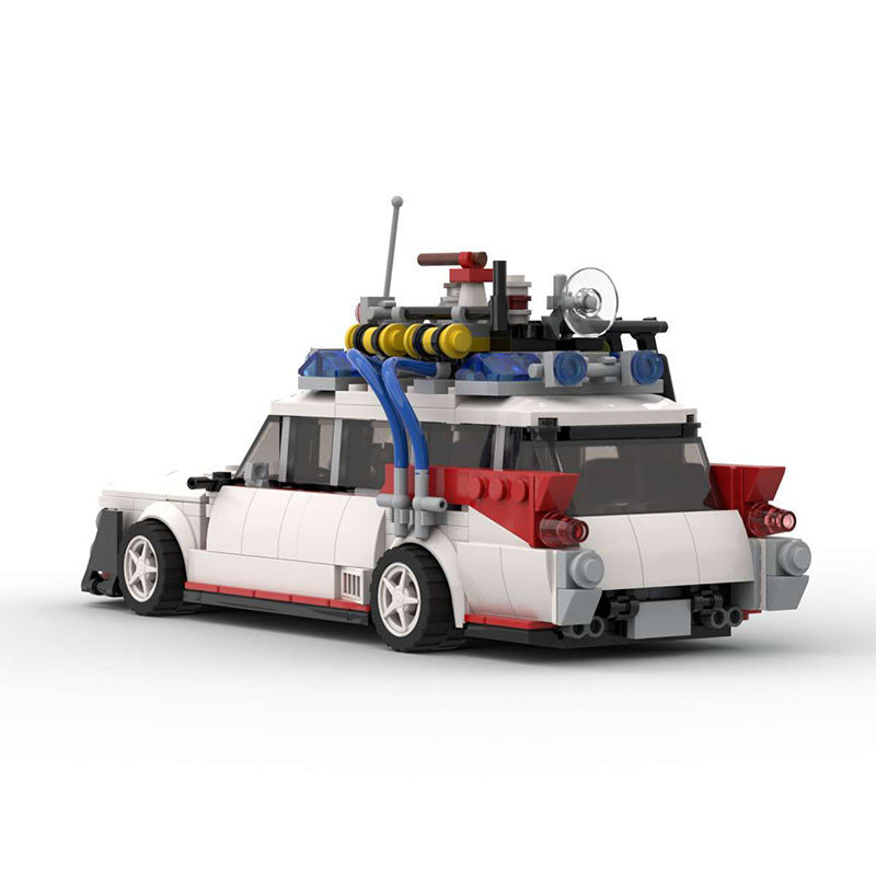 Pemburu Hantu "Ecto-1" - Model Blok Binaan Kenderaan Respons Paranormal