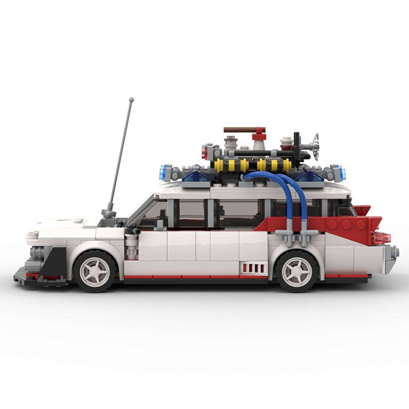 Pemburu Hantu "Ecto-1" - Model Blok Binaan Kenderaan Respons Paranormal