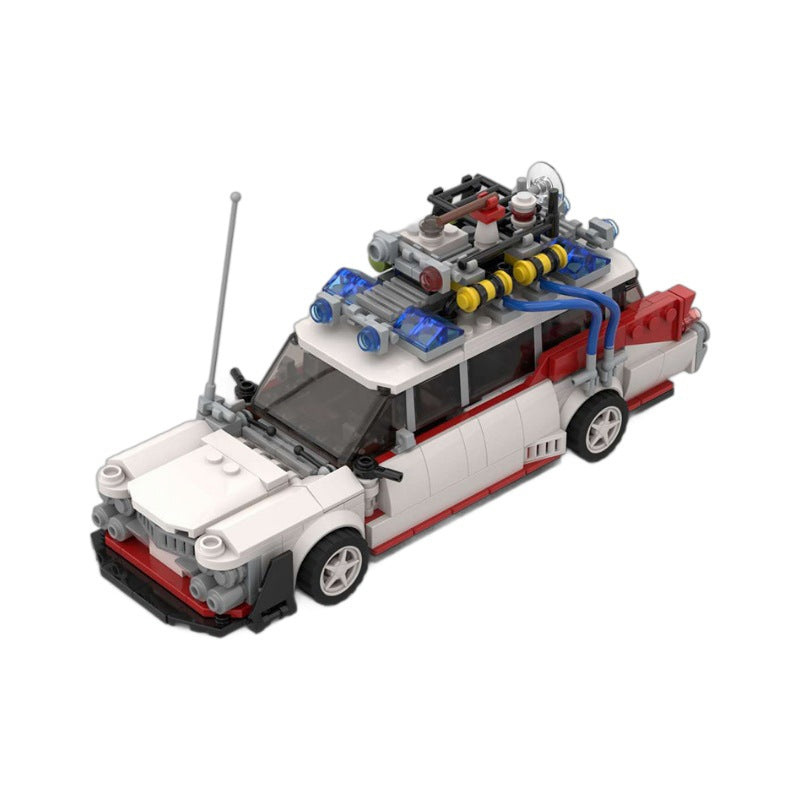 Pemburu Hantu "Ecto-1" - Model Blok Binaan Kenderaan Respons Paranormal
