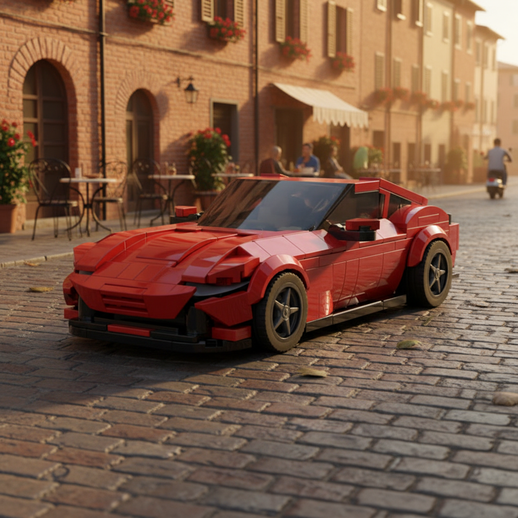 The "Roma" Italian Elegance - V8 Biturbo Grand Tourer Series by MOC Works Studio