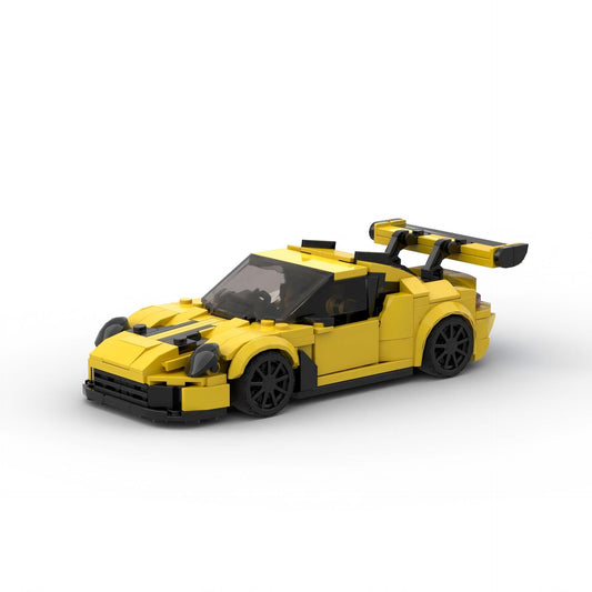 "911 GT3 RS" Track Master - Siri Perlumbaan Kuning V6 Boxer Tinggi-Downforce oleh MOC Works Studio