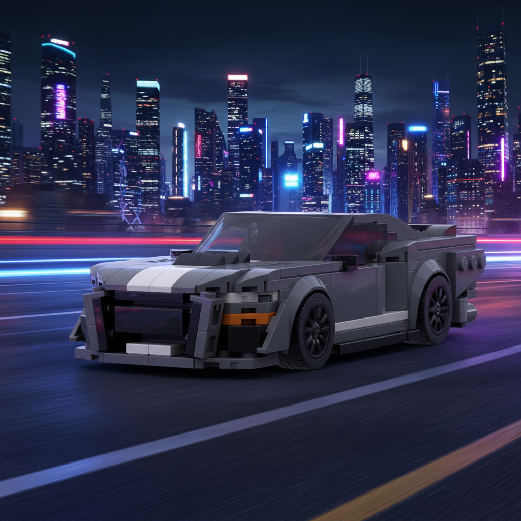 The "GT500" Supercharged Legend - V8 High-Output American Muscle Series by MOC Works Studio