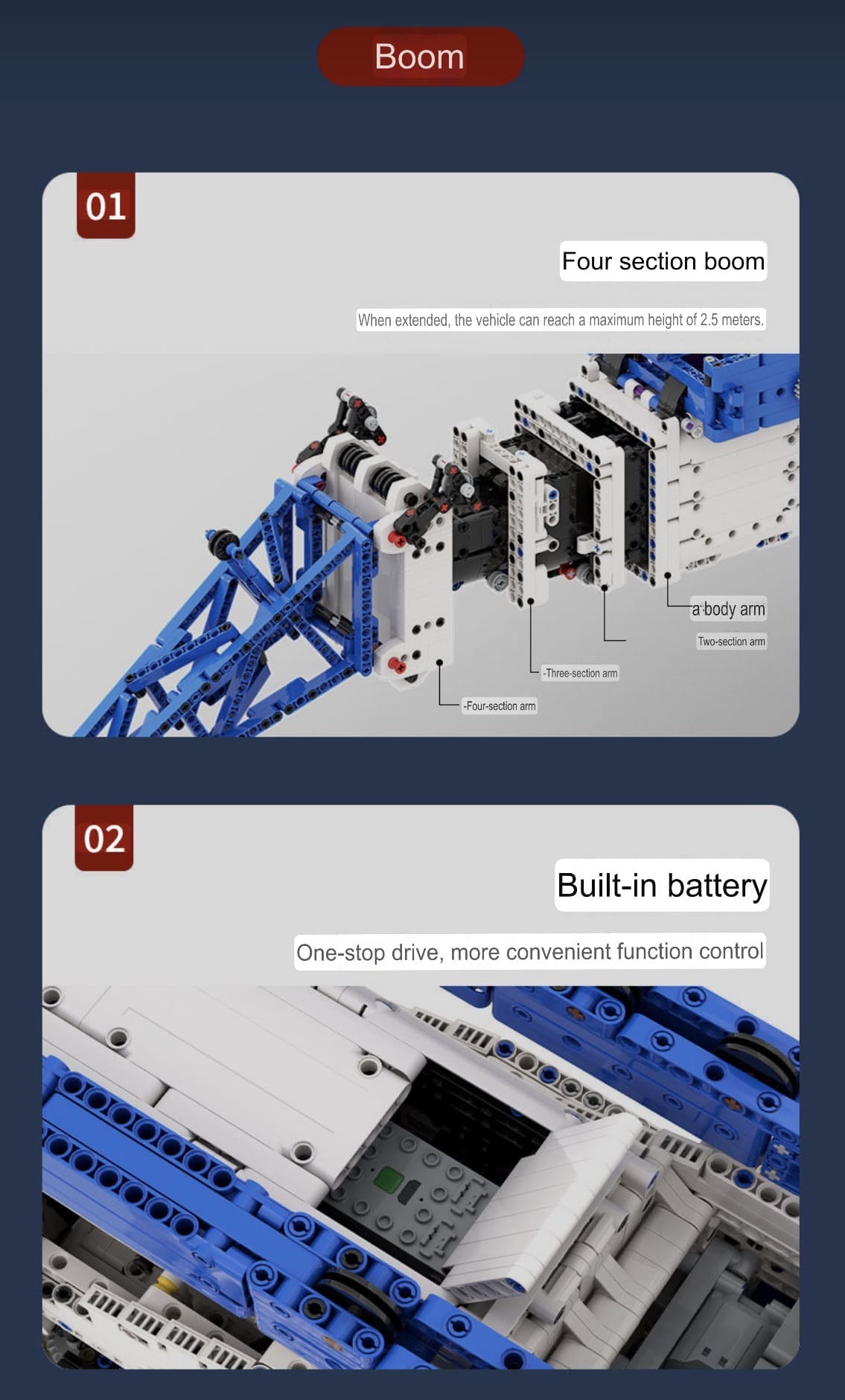 The "QAY2000" Giant of the Wind - 2,000-Tonne All-Terrain Super Crane Series by MOC Works Studio