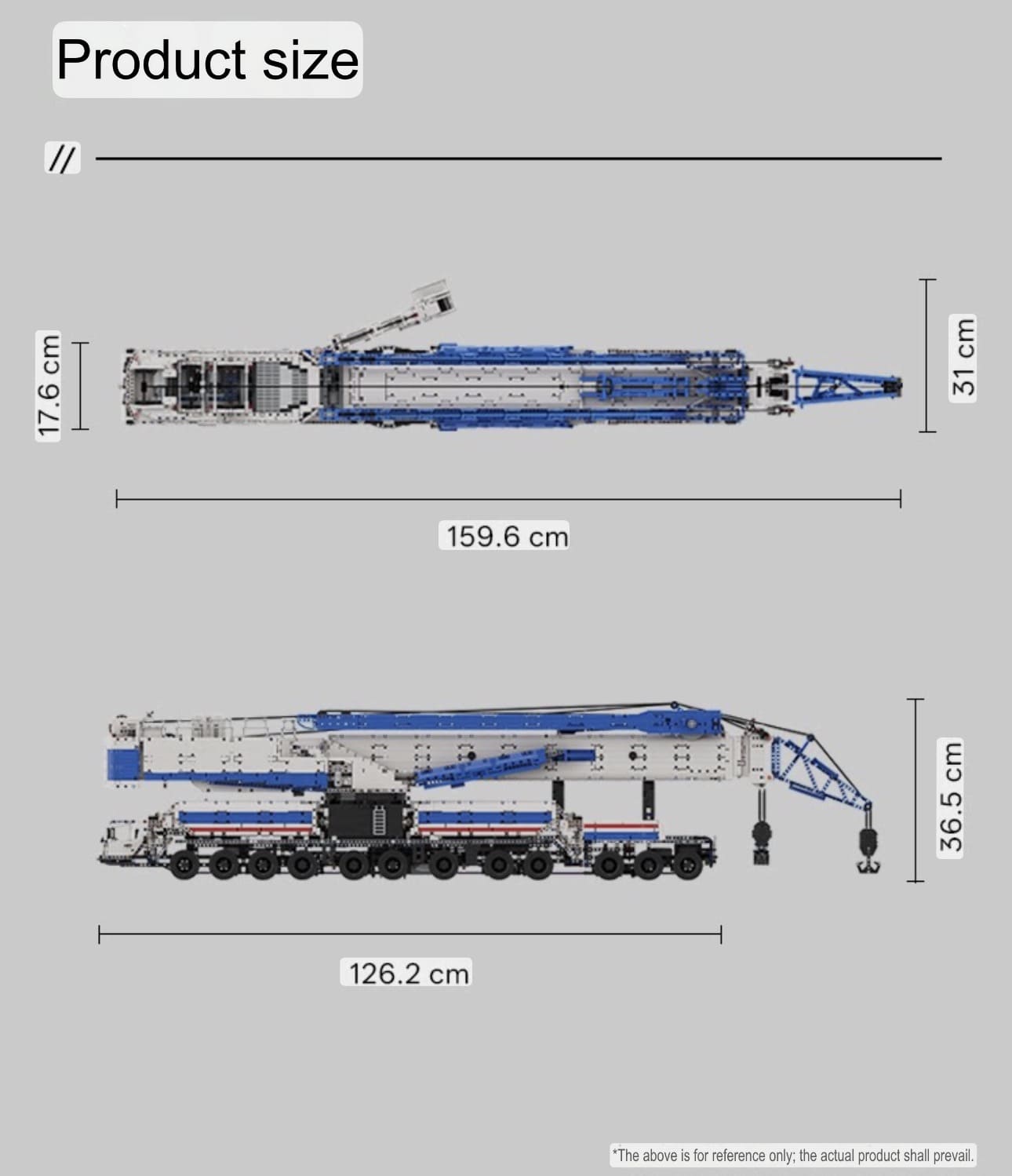 The "QAY2000" Giant of the Wind - 2,000-Tonne All-Terrain Super Crane Series by MOC Works Studio