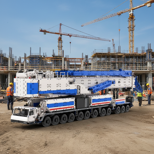 The "QAY2000" Giant of the Wind - 2,000-Tonne All-Terrain Super Crane Series by MOC Works Studio