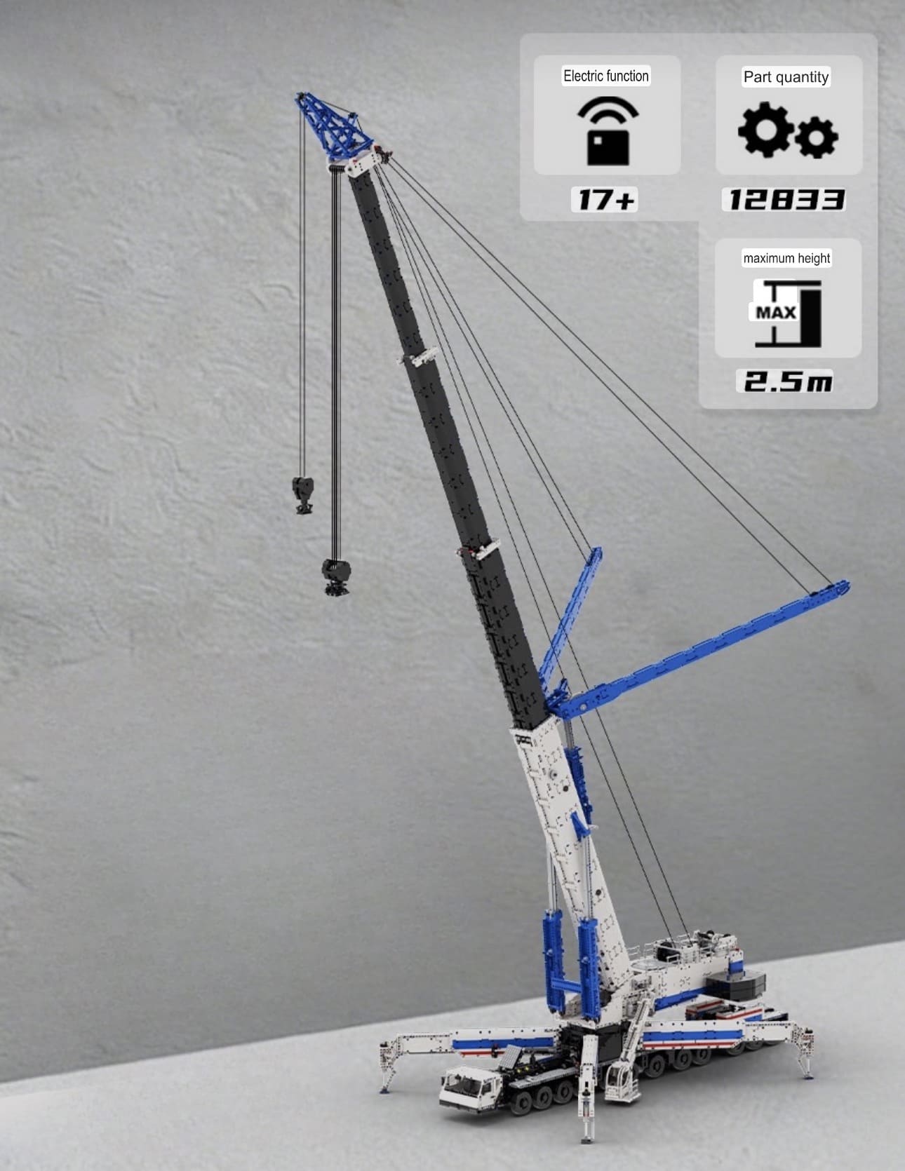 The "QAY2000" Giant of the Wind - 2,000-Tonne All-Terrain Super Crane Series by MOC Works Studio