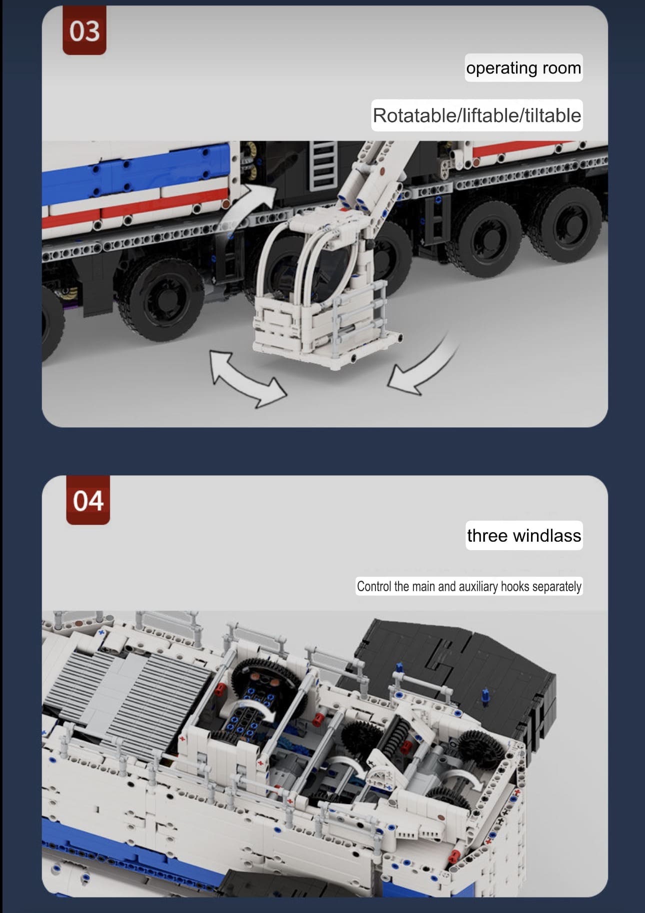 The "QAY2000" Giant of the Wind - 2,000-Tonne All-Terrain Super Crane Series by MOC Works Studio