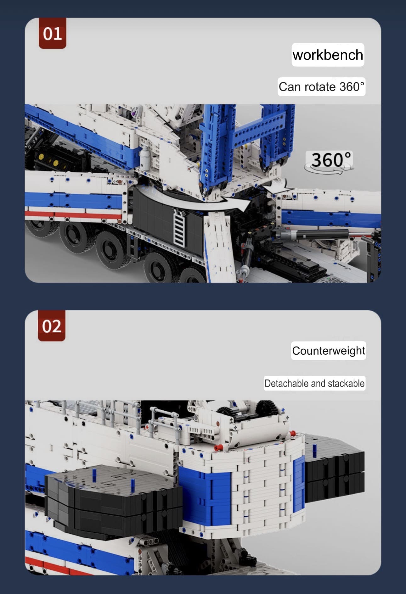 The "QAY2000" Giant of the Wind - 2,000-Tonne All-Terrain Super Crane Series by MOC Works Studio