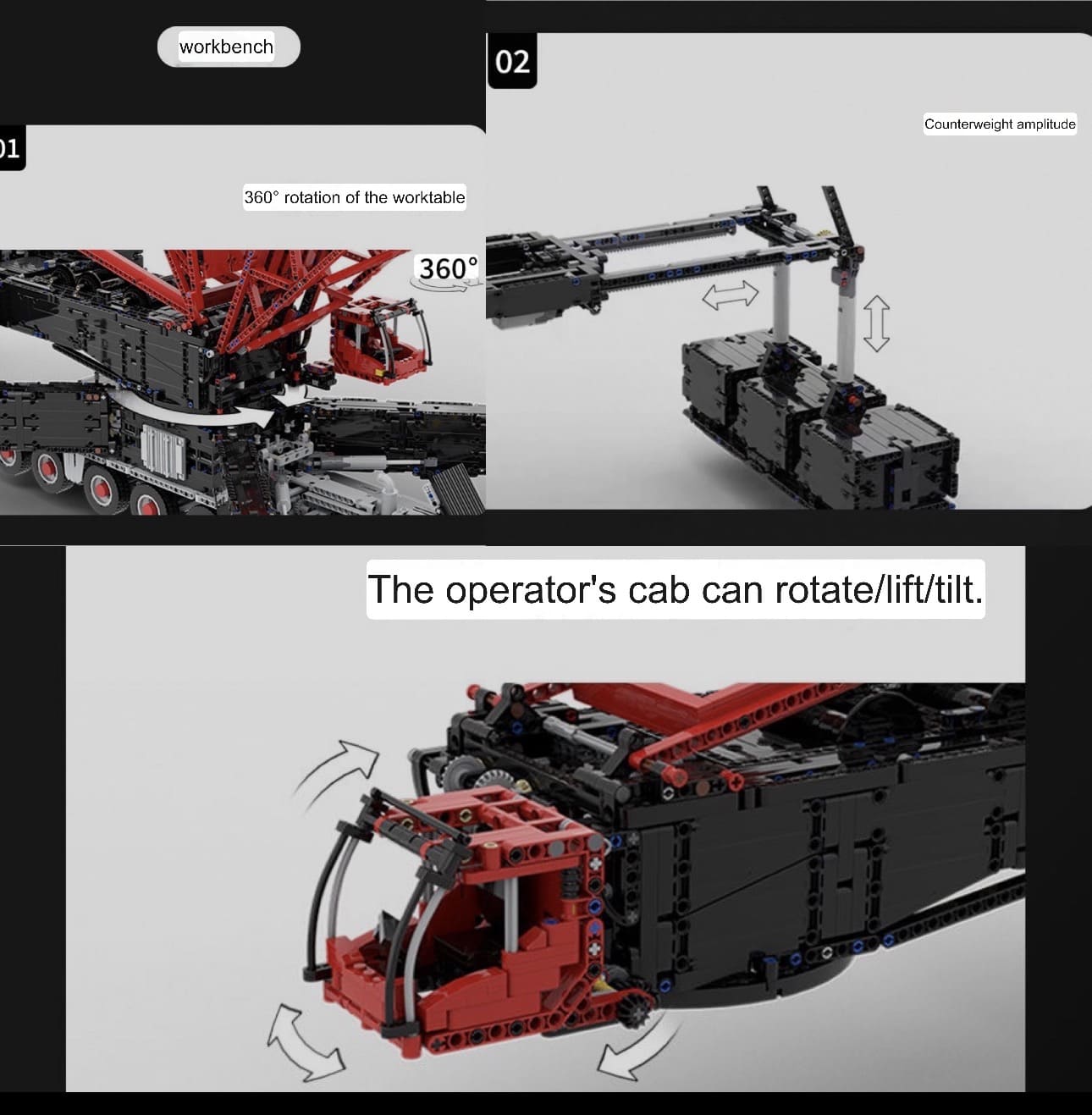 The "LG 1750" Lattice Boom Titan - 750-Tonne Mobile Heavy Lift Engineering Series by MOC Works Studio