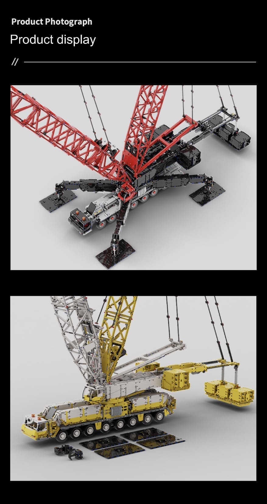 The "LG 1750" Lattice Boom Titan - 750-Tonne Mobile Heavy Lift Engineering Series by MOC Works Studio