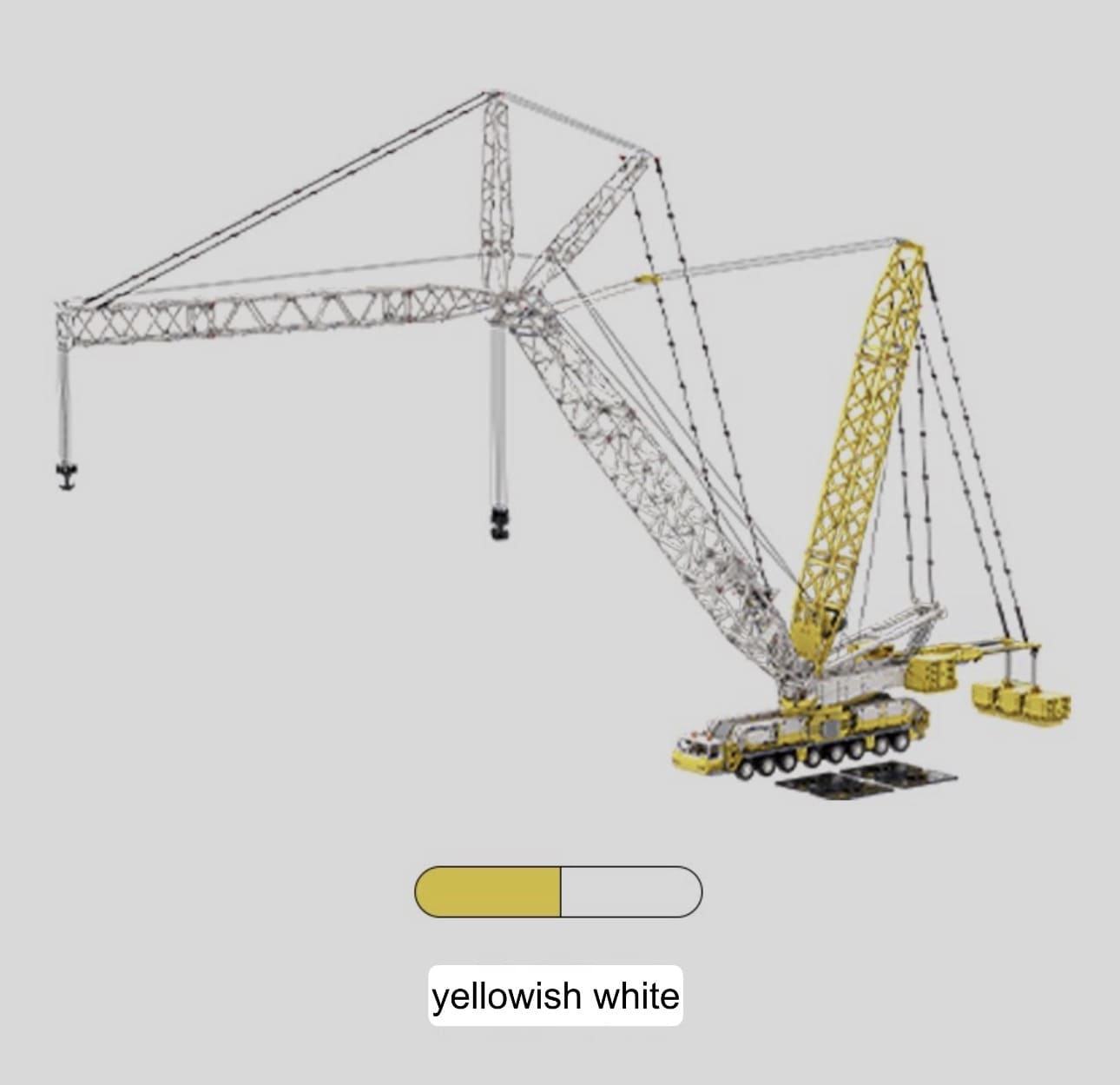 The "LG 1750" Lattice Boom Titan - 750-Tonne Mobile Heavy Lift Engineering Series by MOC Works Studio