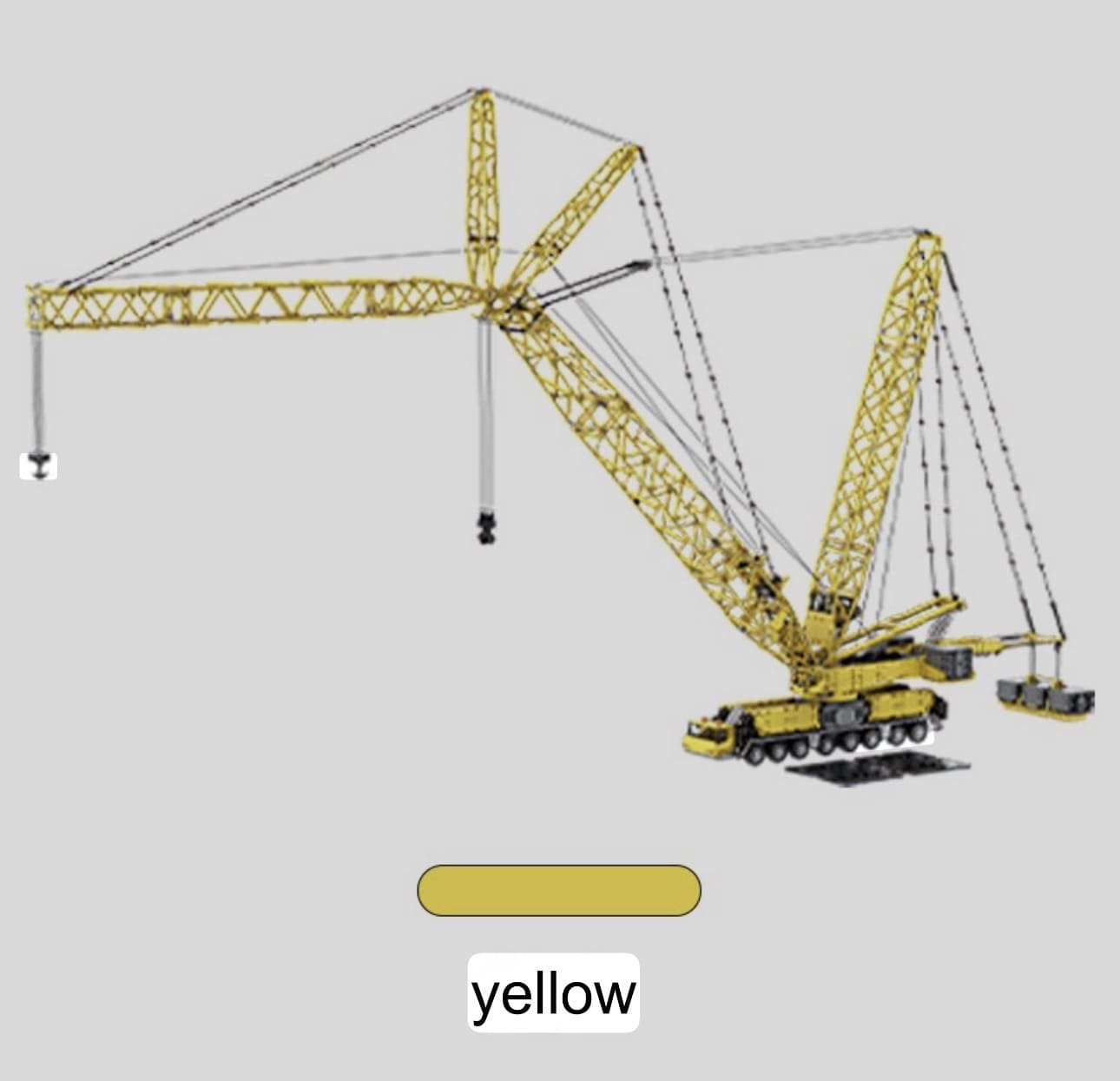 The "LG 1750" Lattice Boom Titan - 750-Tonne Mobile Heavy Lift Engineering Series by MOC Works Studio