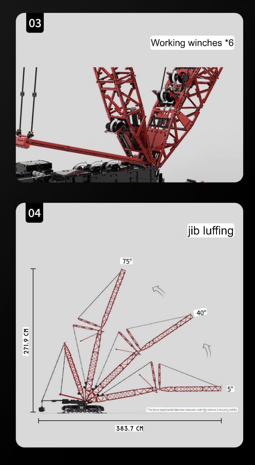 The "LG 1750" Lattice Boom Titan - 750-Tonne Mobile Heavy Lift Engineering Series by MOC Works Studio