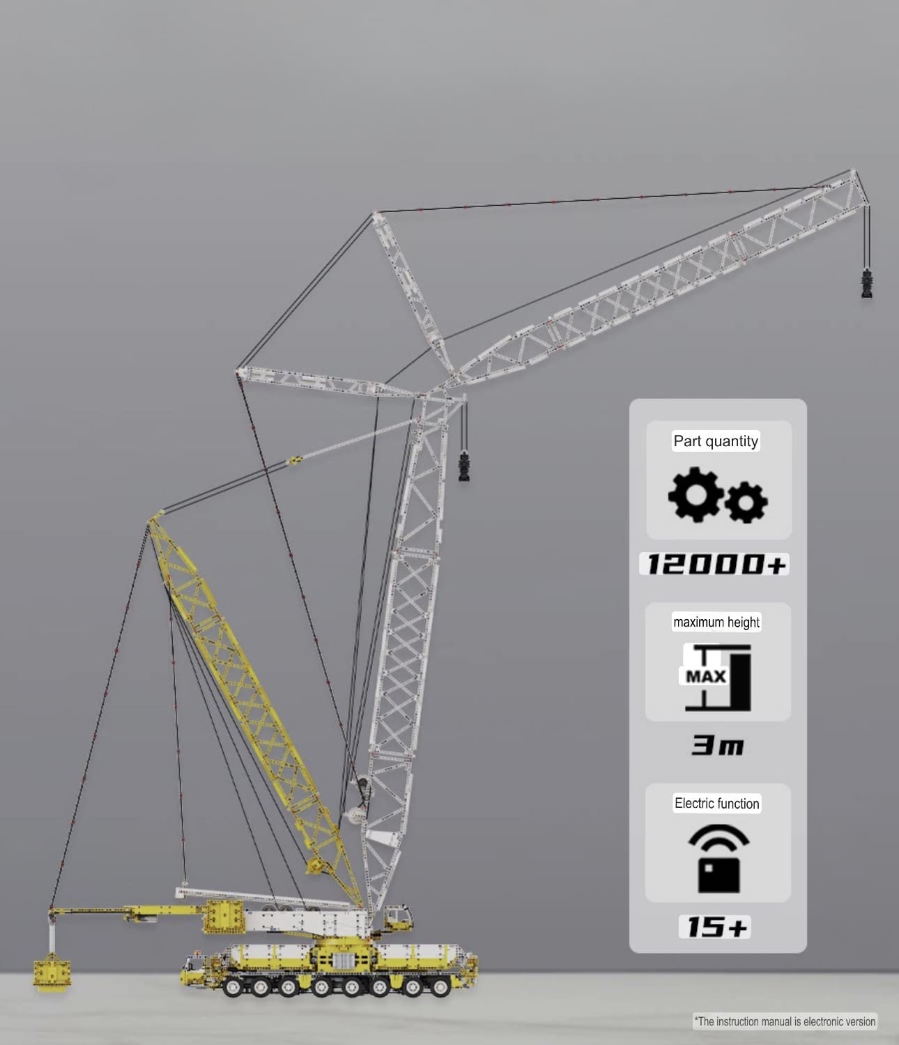 The "LG 1750" Lattice Boom Titan - 750-Tonne Mobile Heavy Lift Engineering Series by MOC Works Studio