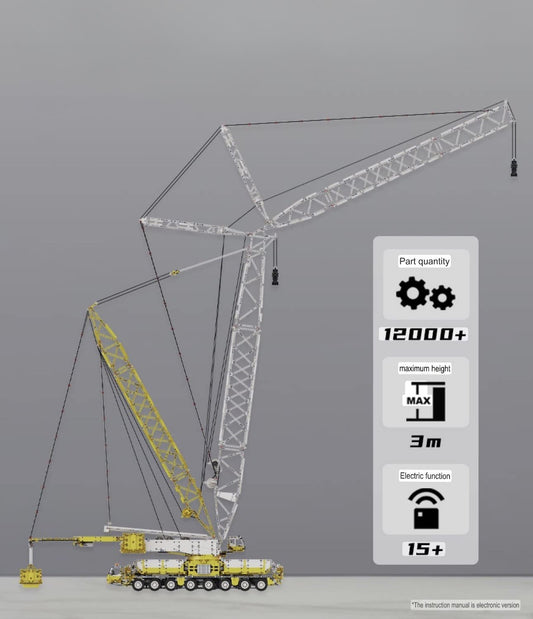 The "LG 1750" Lattice Boom Titan - 750-Tonne Mobile Heavy Lift Engineering Series by MOC Works Studio