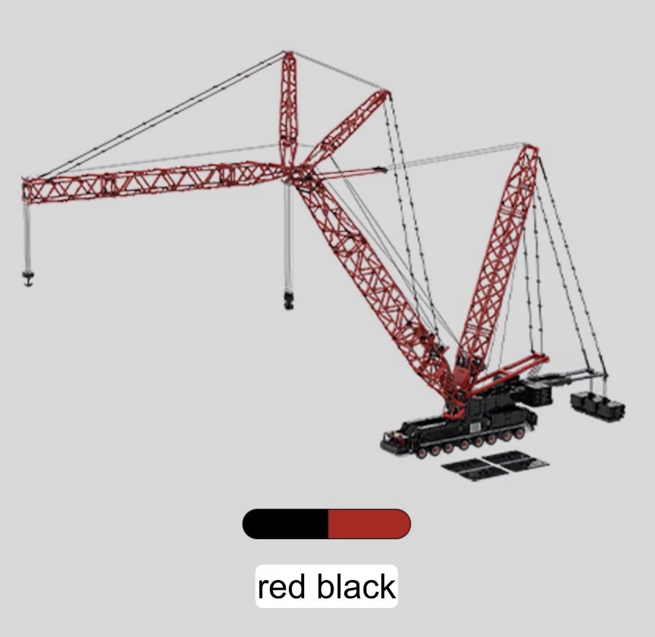 The "LG 1750" Lattice Boom Titan - 750-Tonne Mobile Heavy Lift Engineering Series by MOC Works Studio