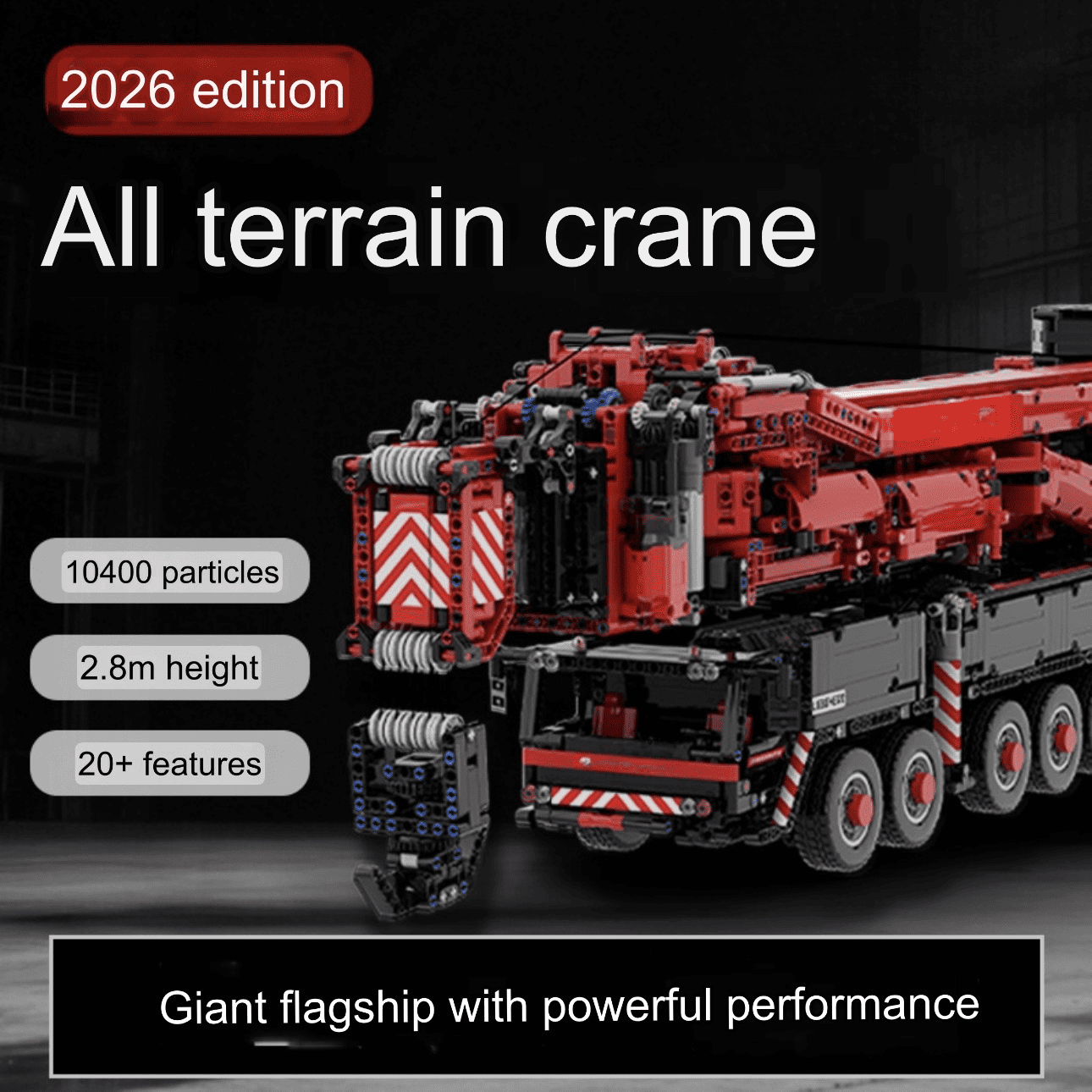 Angkat Berat Muktamad "11200" - Siri Kejuruteraan Kren Bergerak 9-Gandar oleh MOC Works Studio
