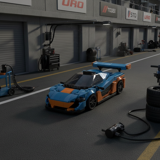 The "P1" Gulf Heritage Edition - V8 Hybrid Hypercar Series by MOC Works Studio