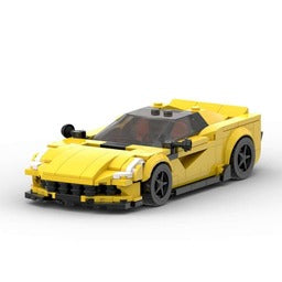 "F12 TDF" Edisi Trek V12 - Siri Persembahan Giallo Yellow oleh MOC Works Studio