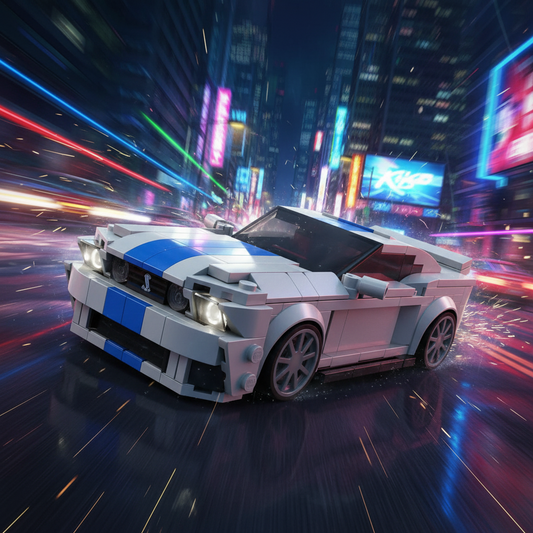 The "GT500" Supercharged Predator - V8 High-Output American Muscle Series by MOC Works Studio