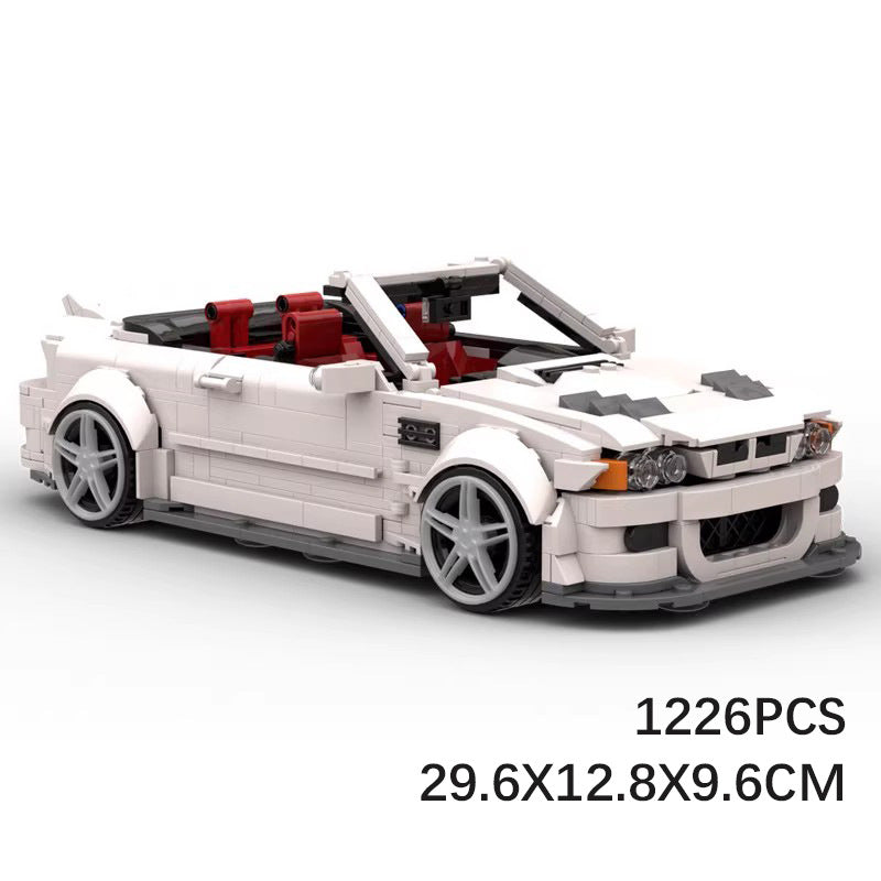 The "M3 E46" Alpine White Convertible - Straight-Six Open-Top Performance Series by MOC Works Studio