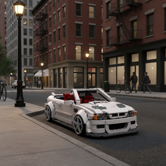 The "M3 E46" Alpine White Convertible - Straight-Six Open-Top Performance Series by MOC Works Studio