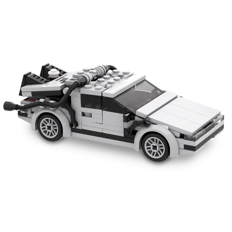 The "Outatime" Time Machine - 88MPH Flux Capacitor Retro-Future Series by MOC Works Studio