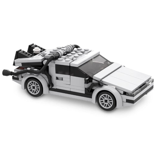The "Outatime" Time Machine - 88MPH Flux Capacitor Retro-Future Series by MOC Works Studio