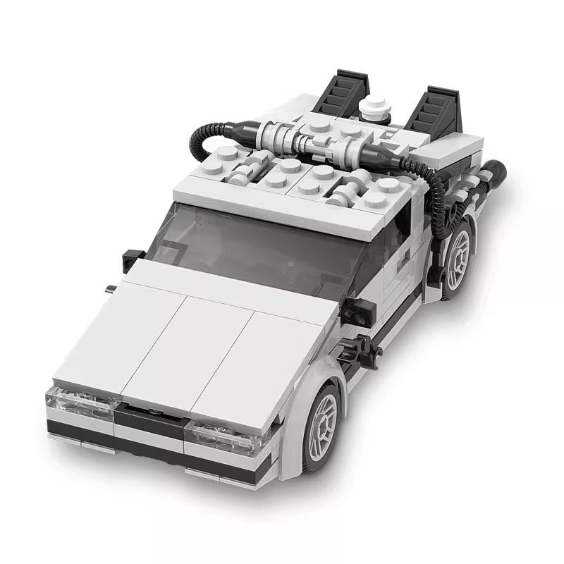 The "Outatime" Time Machine - 88MPH Flux Capacitor Retro-Future Series by MOC Works Studio