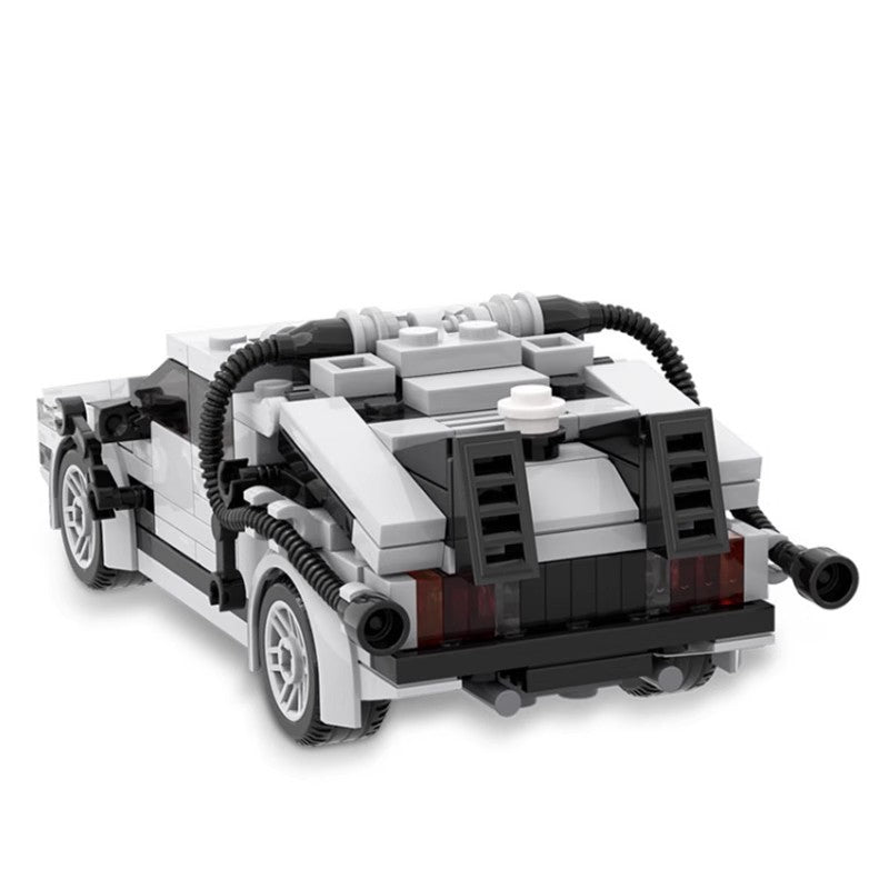 The "Outatime" Time Machine - 88MPH Flux Capacitor Retro-Future Series by MOC Works Studio