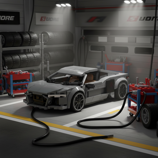 The "R8" V10 Performance - Nardo Grey Mid-Engine Naturally Aspirated Series by MOC Works Studio