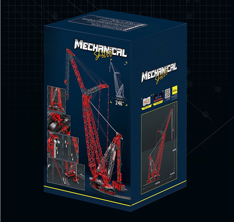 The "SK6000" Megawatt Giant Ring Crane - 7,477pcs+ Heavy-Duty Engineering 1:18 Scale Series by MOC Works Studio