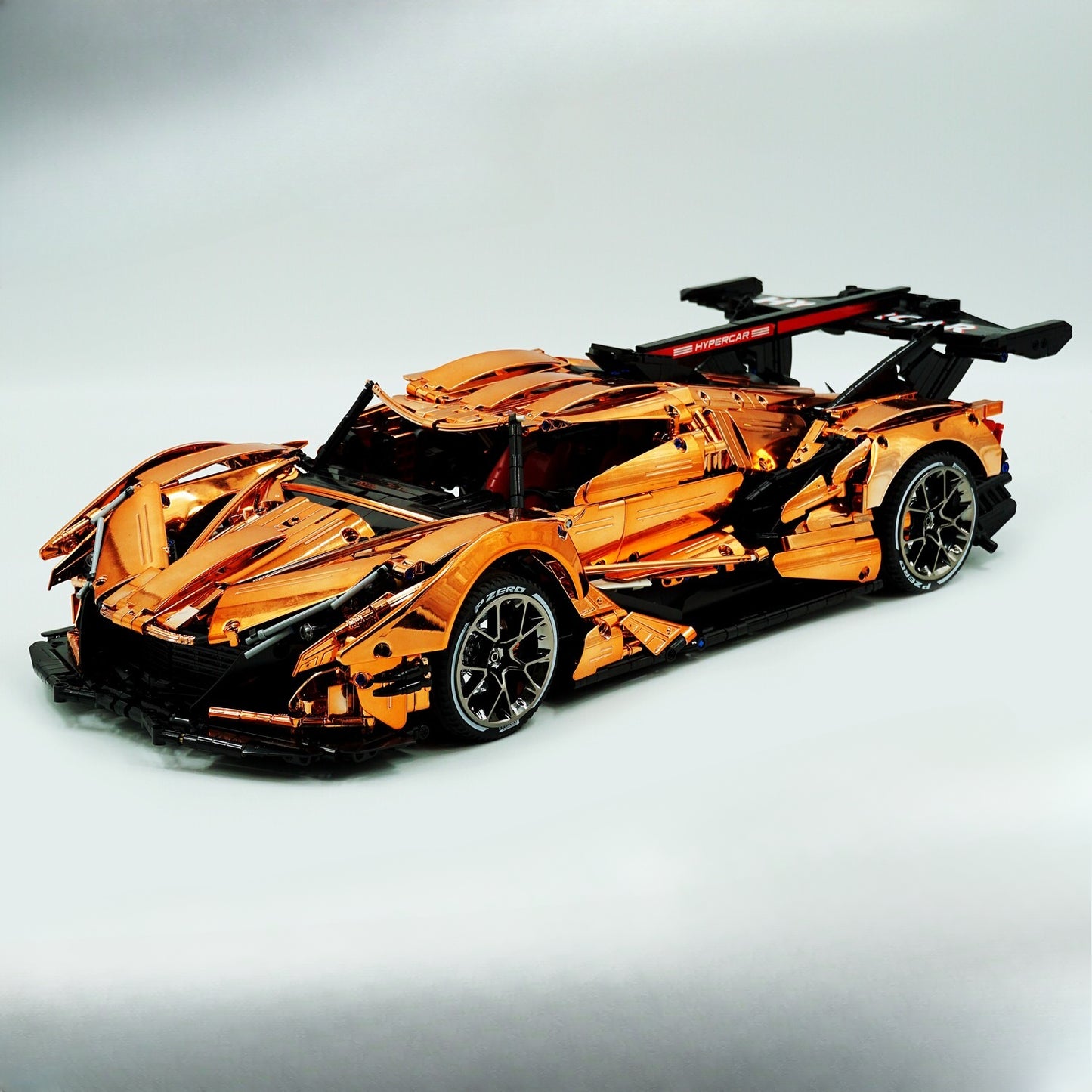 The "Intensa" Chrome Chameleon - Electroplated Color-Shifting V12 Track Monster by MOC Works Studio