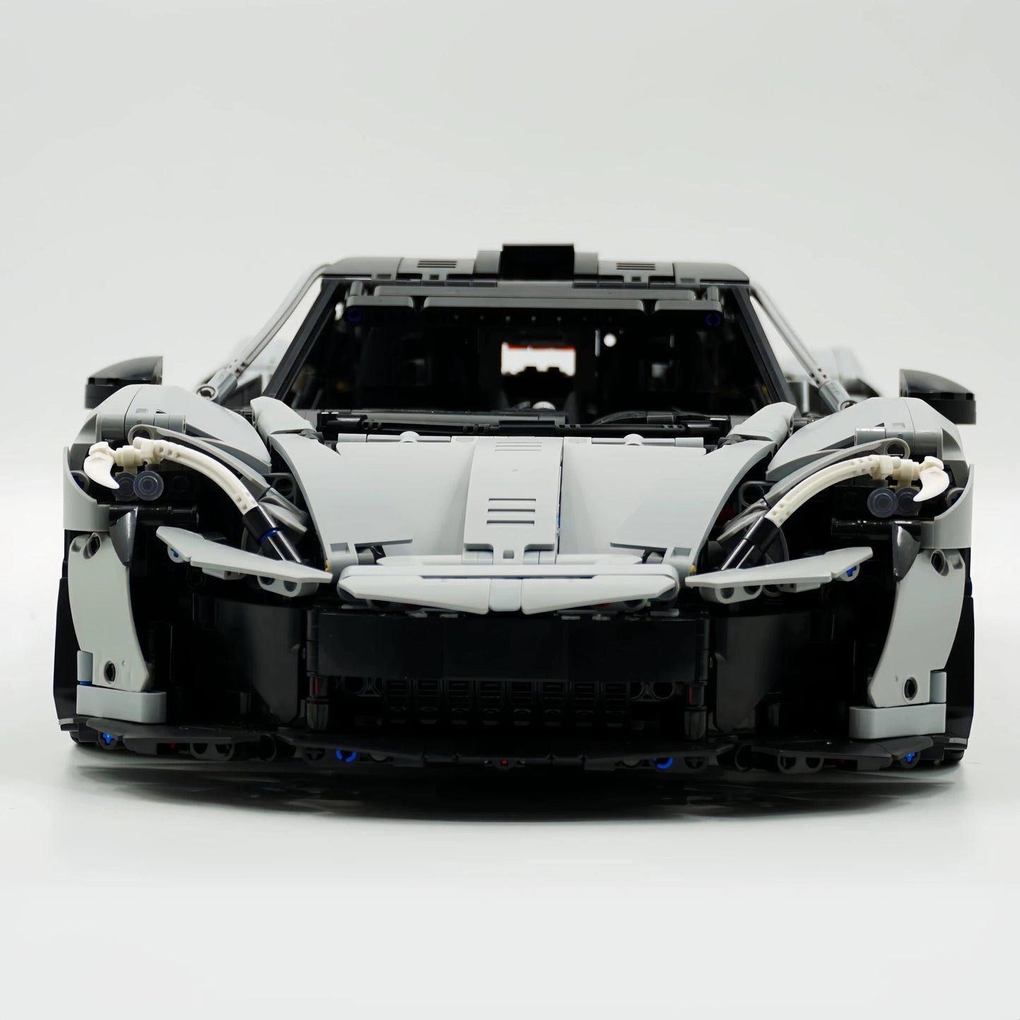 The "P1" Hybrid Hypercar - 1:8 Scale Stealth Grey V8 Twin-Turbo Series by MOC Works Studio