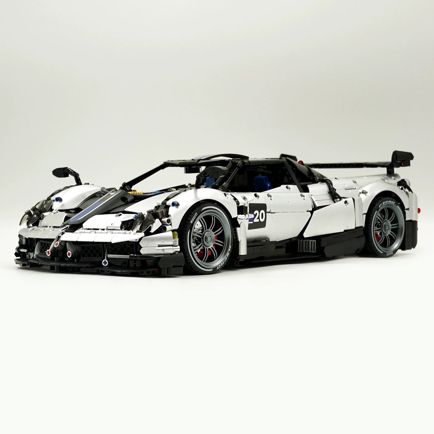 The "Huayra" God of Wind - Metallic Silver V12 Twin-Turbo Active Aerodynamics Series by MOC Works Studio