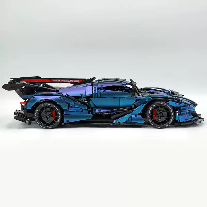 The "Intensa" Chrome Chameleon - Electroplated Color-Shifting V12 Track Monster by MOC Works Studio