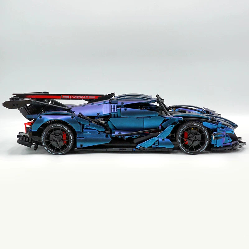The "Intensa" Chrome Chameleon - Electroplated Color-Shifting V12 Track Monster by MOC Works Studio
