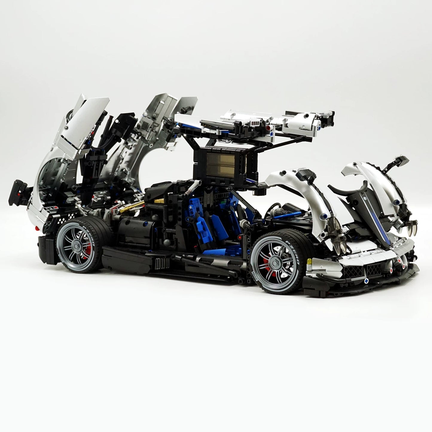 The "Huayra" God of Wind - Metallic Silver V12 Twin-Turbo Active Aerodynamics Series by MOC Works Studio