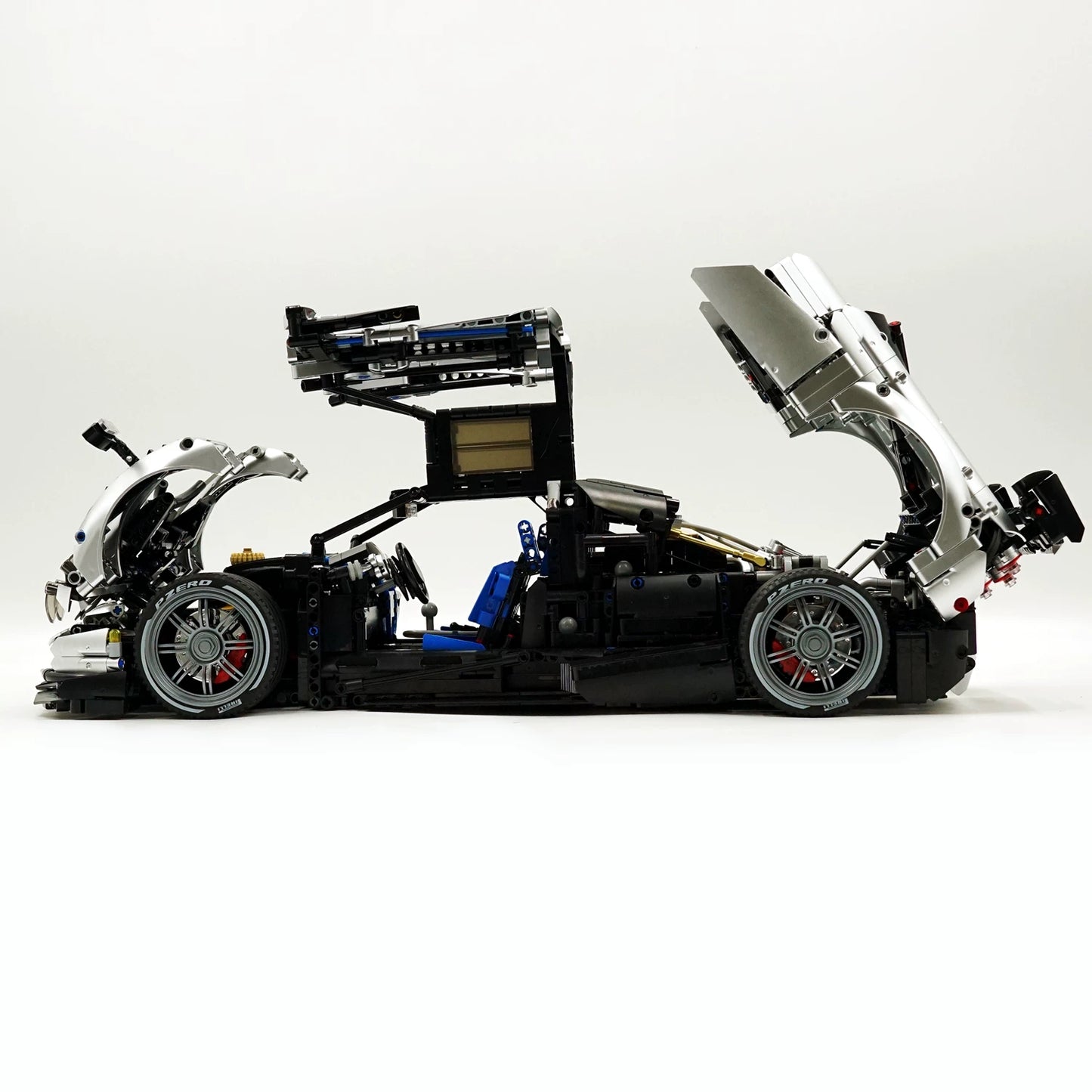 The "Huayra" God of Wind - Metallic Silver V12 Twin-Turbo Active Aerodynamics Series by MOC Works Studio