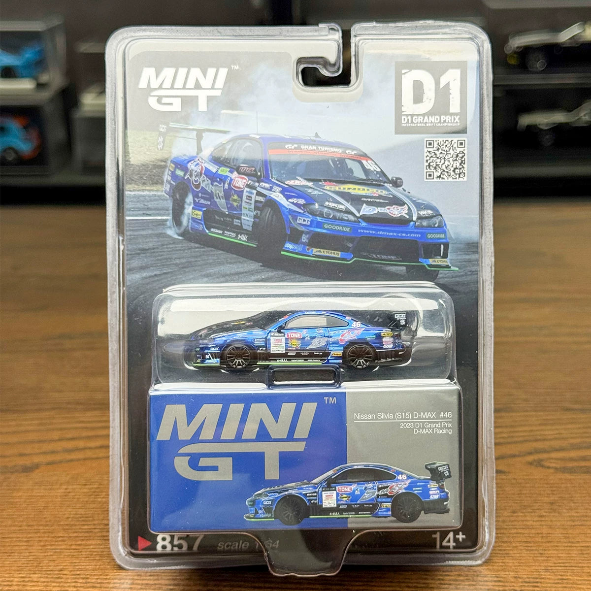 MINI GT 1:64 Nissan Silvia S15 #46 D-MAX Edition (#857)