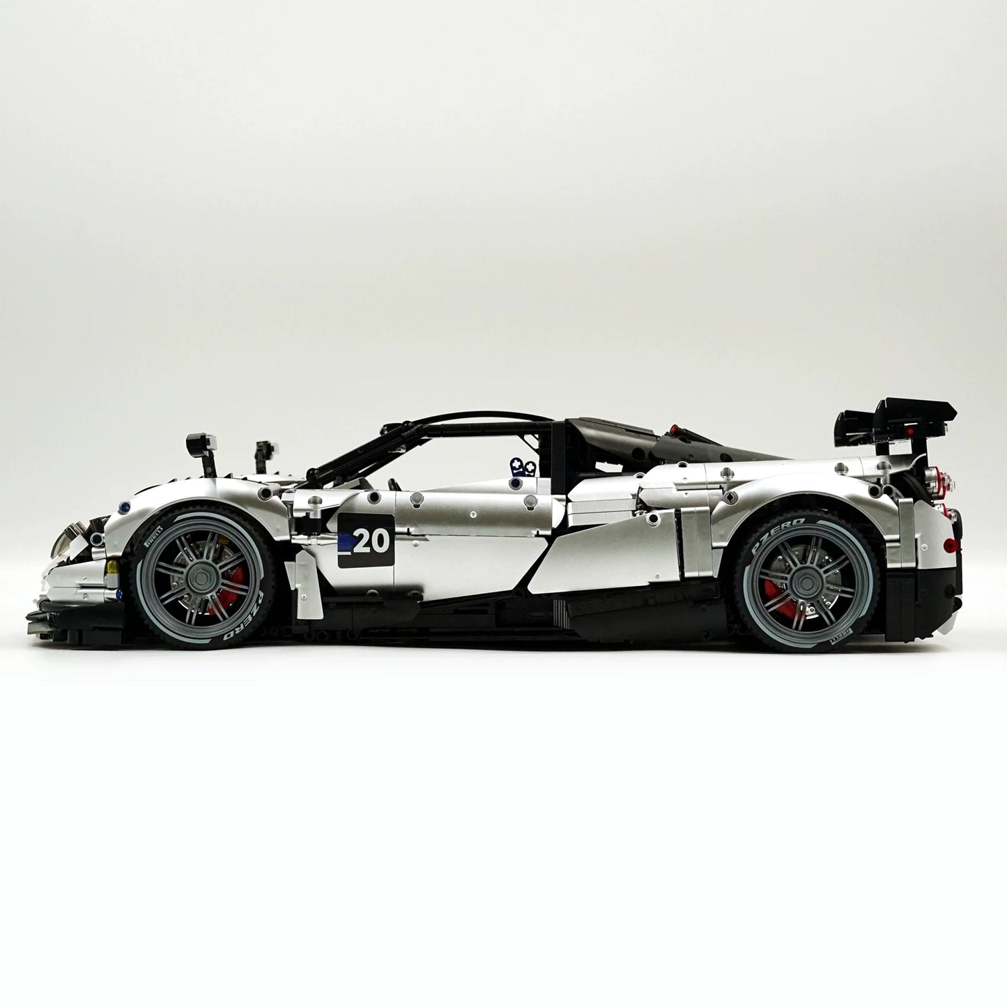 The "Huayra" God of Wind - Metallic Silver V12 Twin-Turbo Active Aerodynamics Series by MOC Works Studio
