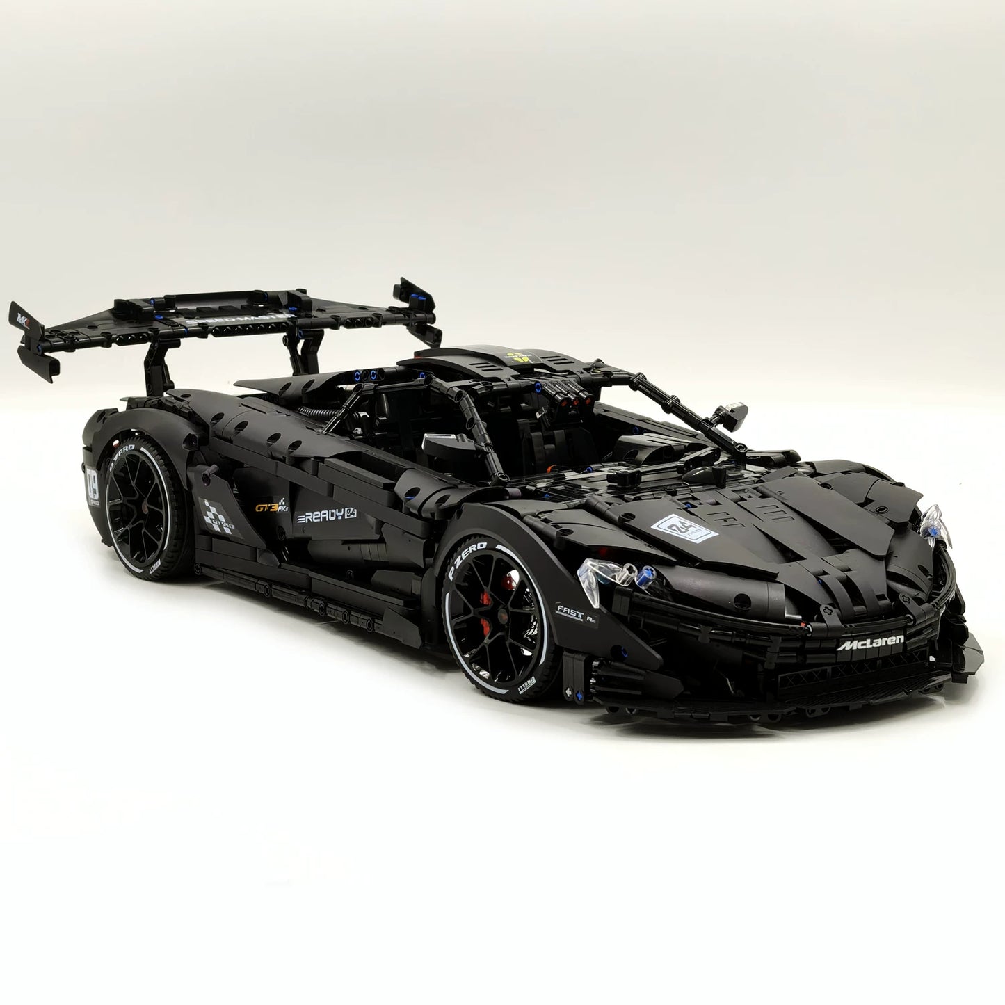 The "P1" 1:8 Masterpiece Hypercar - V8 Twin-Turbo Hybrid Tech Racing Series by MOC Works Studio