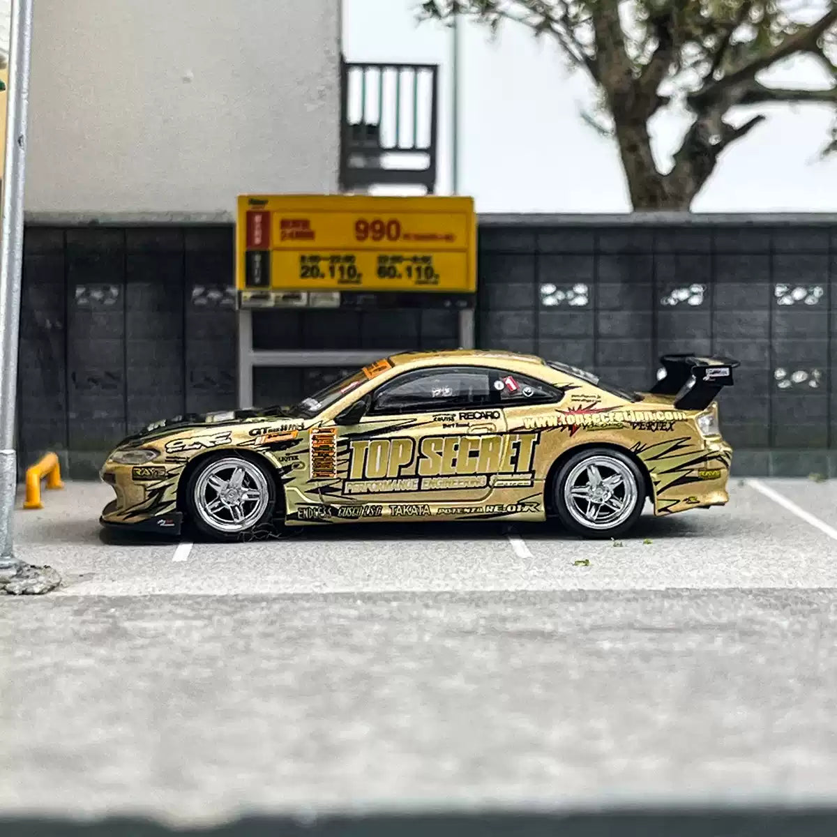 MINI GT 1:64 Nissan S15 Silvia Top Secret D1GP (#714)