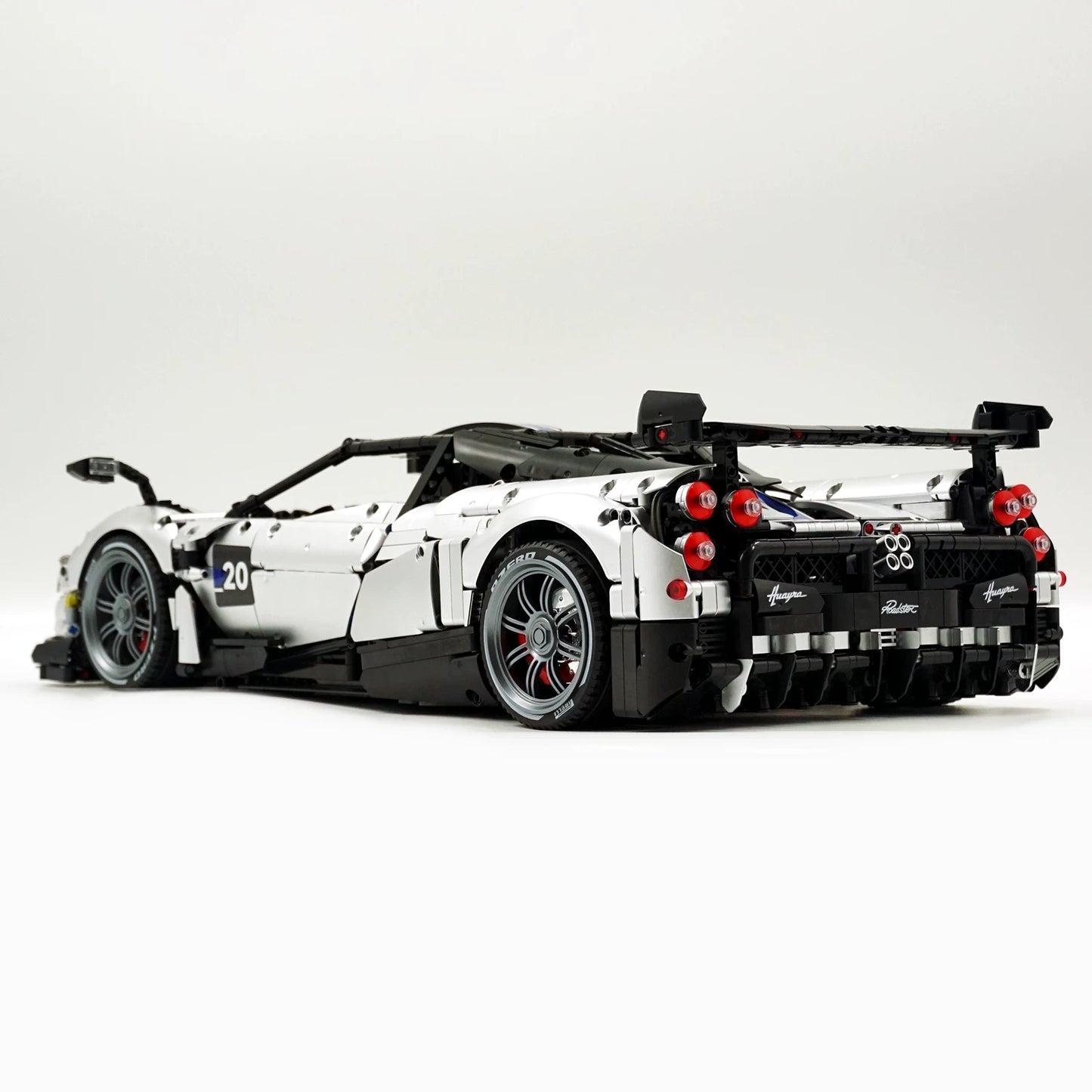 The "Huayra" God of Wind - Metallic Silver V12 Twin-Turbo Active Aerodynamics Series by MOC Works Studio