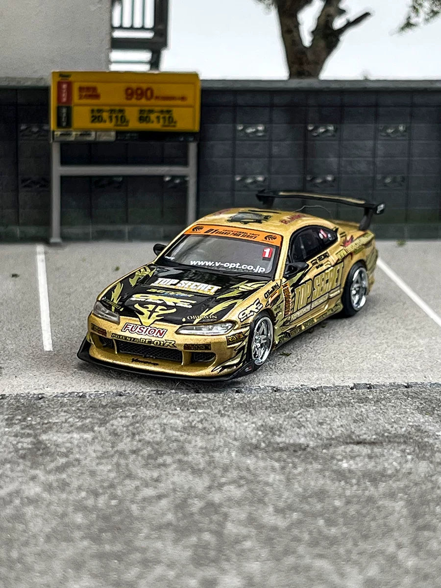 MINI GT 1:64 Nissan S15 Silvia Top Secret D1GP (#714)