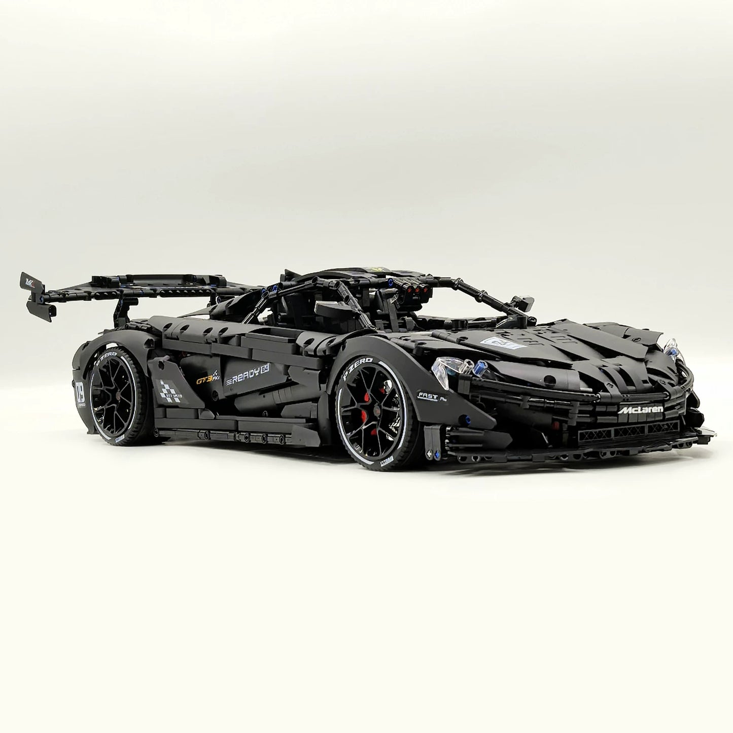 The "P1" 1:8 Masterpiece Hypercar - V8 Twin-Turbo Hybrid Tech Racing Series by MOC Works Studio